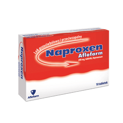 NAPROXEN UK - 10 tabletek przeciwbólowych, POLSKA APTEKA w UK