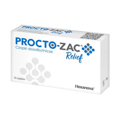 PROCTO-ZAC RELIEF, CZOPKI PROKTOLOGICZNE NA HEMOROIDY