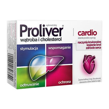 Proliver CARDIO  UK 30 tab - POLSKIE LEKI W UK / WYSYŁKA 24H GRATIS !