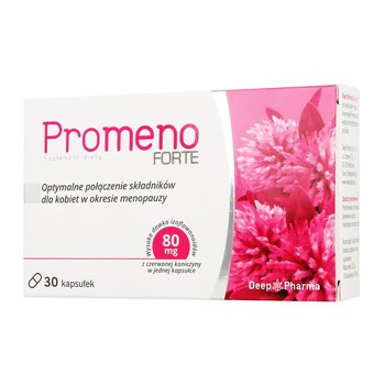 Promeno Forte, 30 tabletek, menopauza, Apteka leki w uK