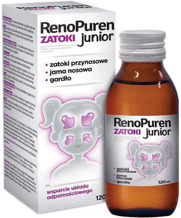 RENOPUREN ZATOKI JUNIOR UK - Syrop na zatoki dla dzieci / POLSKA APTEKA W UK