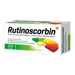 RUTINOSCORBIN  210 TABLETEK, POLSKA APTEKA W UK