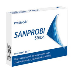 SANPROBI STRESS, PROBIOTYK, POLSKA APTEKA W UK