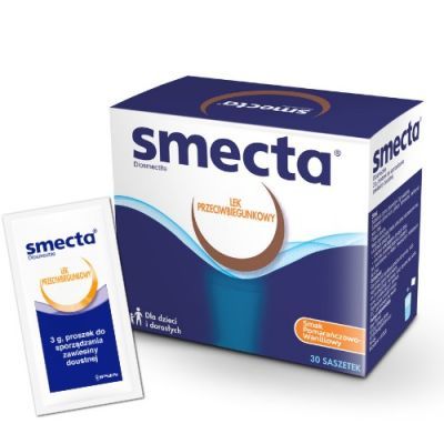 SMECTA UK, 30 SASZETEK, BIEGUNKA, POLSKIE LEKI W UK LONDON