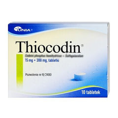 THIOCODIN UK - 10 tabletek / POLSKA APTEKA W UK 