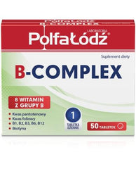 Witamina b complex, 50 tabletek, apteka leki w uk