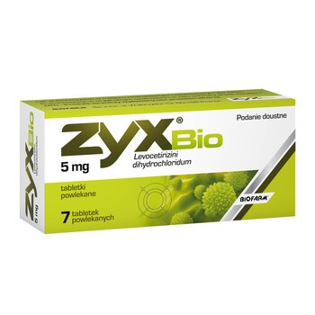 ZYX BIO, TABLETKI ANTY ALERGICZNE, POLSKA APTEKA W UK