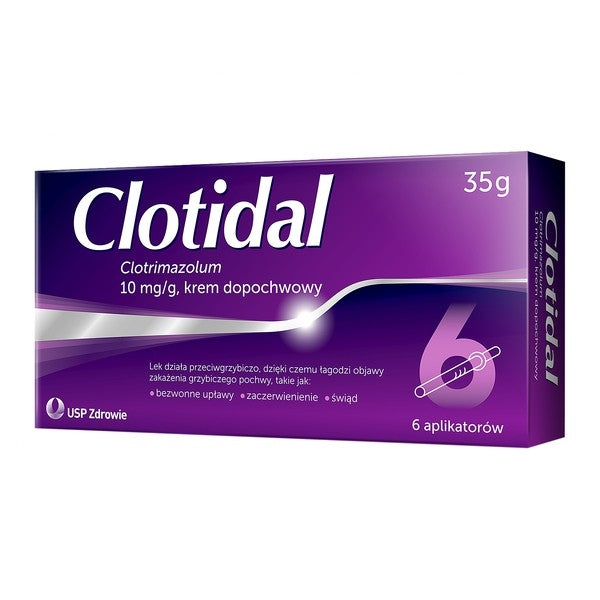 CLOTIDAL UK, Krem z aplikatorem na Grzybiczne oraz drożdżakowe zapalenie Pochwy, Polska apteka w UK