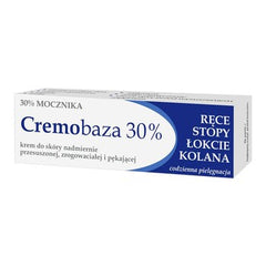 Cremobaza 30% Krem półtłusty z mocznikiem .30g- Krem do suchej, pękającej skóry. POLSKA APTEKA W UK