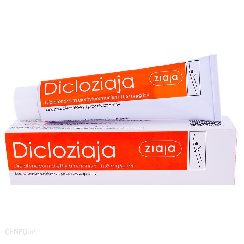 Dicloziaja - 100g Żel przeciwbólowy / przeciwzapalny na stawy,mięśnie, UK apteka