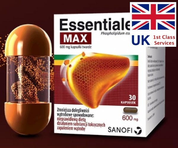 ESSENTIALE MAX UK - TABLETKI NA WĄTROBĘ , Polskie leki UK