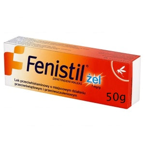 FENISTIL UK ŻEL 50g, ALERGIA  / POLSKA APTEKA W UK