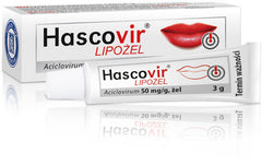 Hascovir lipożel pro UK , Zel krem na opryszczke wargową  (zimno) , Polska apteka w  UK