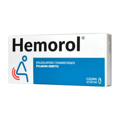 hemorol czopki -12 czopków, UK Apteka