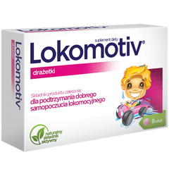 LOKOMOTIV, 8 TABLETEK , CHOROBA LOKOMOCYJNA,  DLA DZIECI