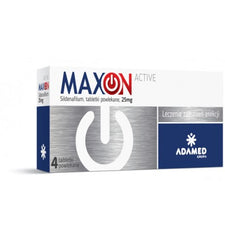 MAXON ACTIVE - 4 tabletki 25mg / POLSKIE LEKI W UK / APTEKA UK