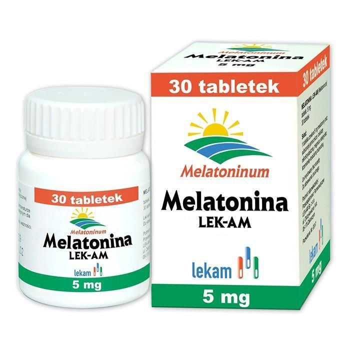 MELATONINA lekam UK 5mg 30 tabl.- pomoc w zasypianiu, UK apteka Polska