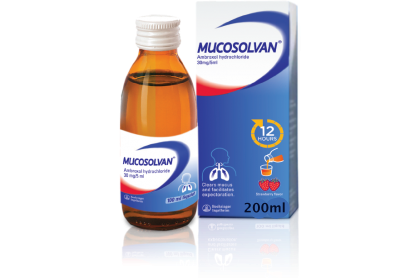 Mucosolvan UK 200ml - POLSKA APTEKA W UK, Syrop na kaszel / przeziębenie, ułatwiający odkrztuszanie