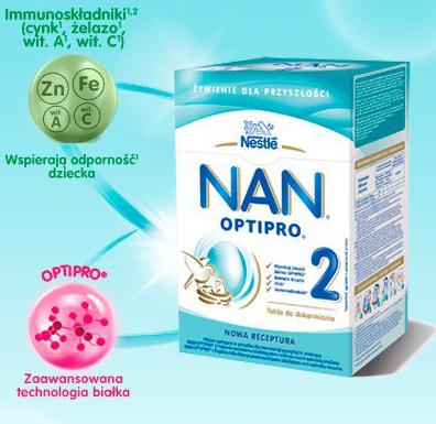 NESTLE NAN OPTIPRO 2 Mleko Modyfikowane Dla Niemowląt Powyżej 6 Miesiąca 800g. POLSKIE PRODUKTY W UK