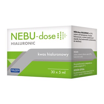 Nebu-Dose UK  hialuronic -  izotoniczny roztwór do nosa x 30amp. z kwasem hialuronowym