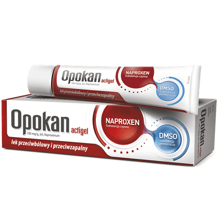 Opokan Actigel -Naproxen żel przeciwbólowy 50g, POLSKA APTEKA W UK