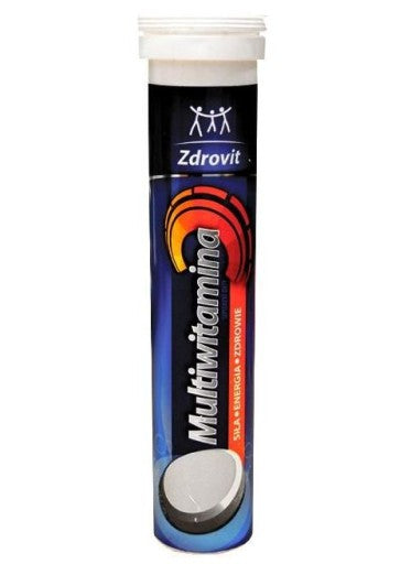 Zdrovit Multivitamina - Witaminy musujące do picia, siła + energia odporność