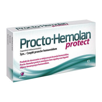 Procto-Hemolan UK , 10 CZopków na Hemoroidy, POLSKA APTEKA W UK