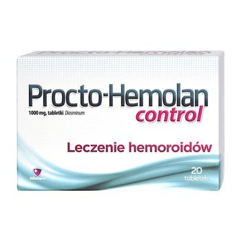 Procto-Hemolan Control 20 Tabletek- Leczenie Hemoroidów , Polska apteka w UK