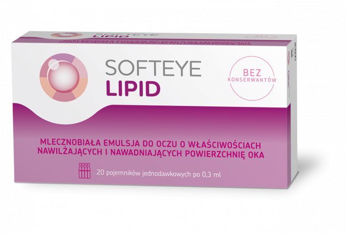 SOFTEYE LIPID 0,3 ML,  20 AMPUŁEK, POLSKA APTEKA W UK