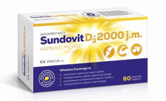 WITAMINA D3 2000 j.m UK - Witamina na odporność, kości i zęby. POLSKA APTEKA W UK