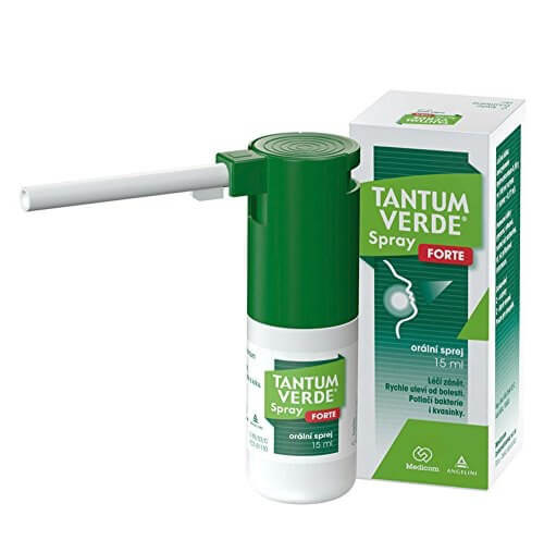 Tantum Verde Forte, UK apteka - Spray na silny ból gardła