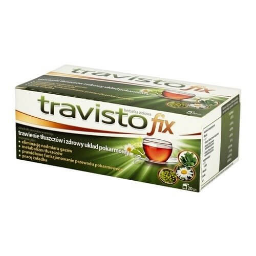 Travisto Fix - 20 Szt - Herbatka Ziołowa Na Lepsze Trawienie – Apteka ...