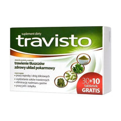 Travisto 40 tab -zdrowa wątroba, trawienie i eliminacja gazów