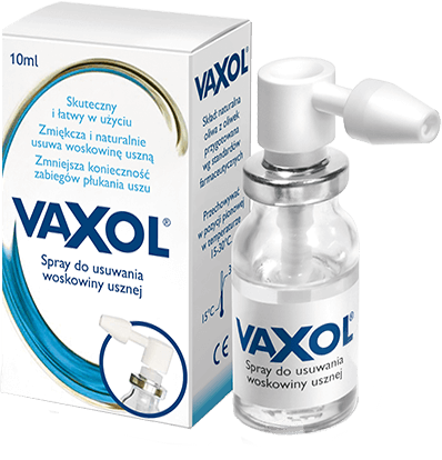 Vaxol - spray do woskowiny usznej , UK apteka