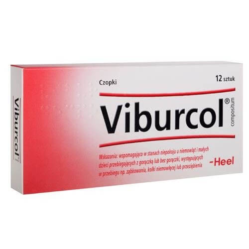 VIBURCOL 12 czopki - Dla dzieci i niemowląt , POLSKA APTEKA W UK